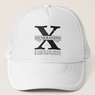 Casquette Génération X - Élevé sur l'eau de tuyau et la négl