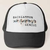 Casquette Génie de backgammon (Devant)