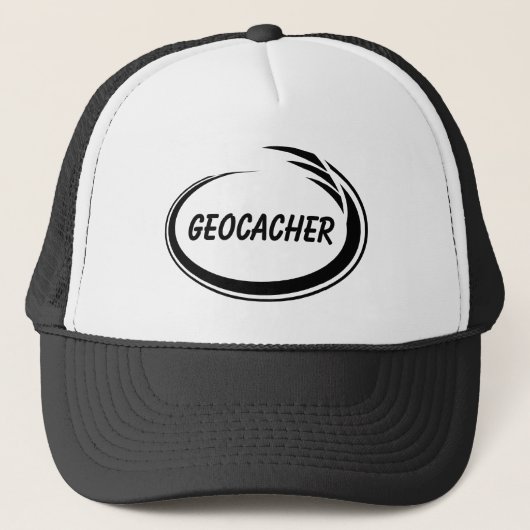 Casquette Geocacher Black Splash (Devant)