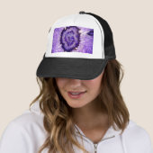 Casquette Géode d'agate violet tombé (En situation)