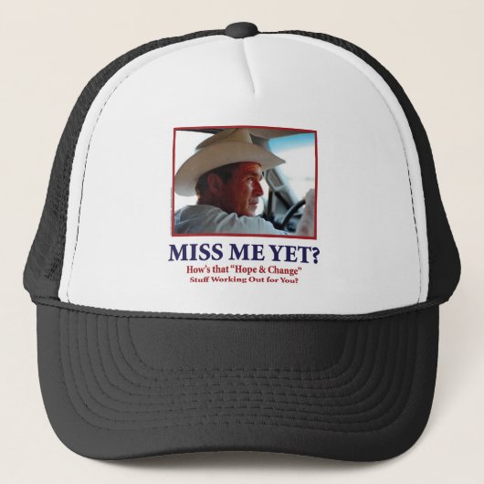 Casquette George W Bush - Mlle Me Yet (Devant)