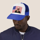 Casquette George Washington et drapeau de 13-Star États-Unis (En situation)
