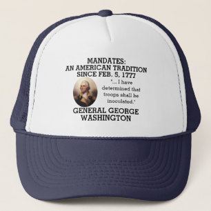 Casquette George Washington Mandates depuis 1777