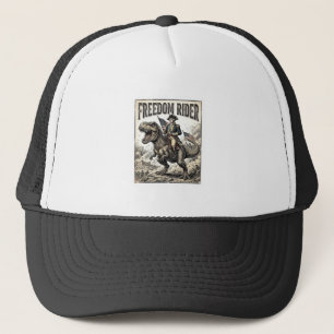 Casquette George Washington patriotique chevauchant le T-rex