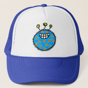 Casquette Germe bleu de bande dessinée