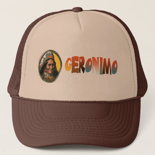Casquette Geronimo, leader Apache (Devant)