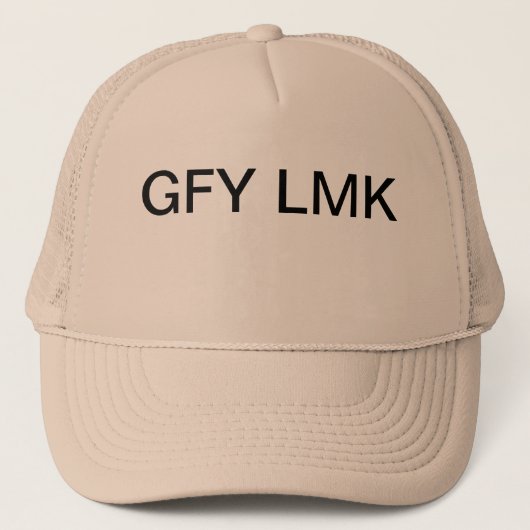CASQUETTE GFY LMK (Devant)