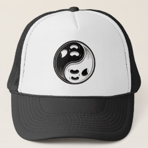 Casquette Ghost Yin Yang Noir et blanc