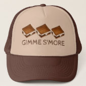 Casquette Gimme Smore Chocolat S'mores Camping feu (Devant)