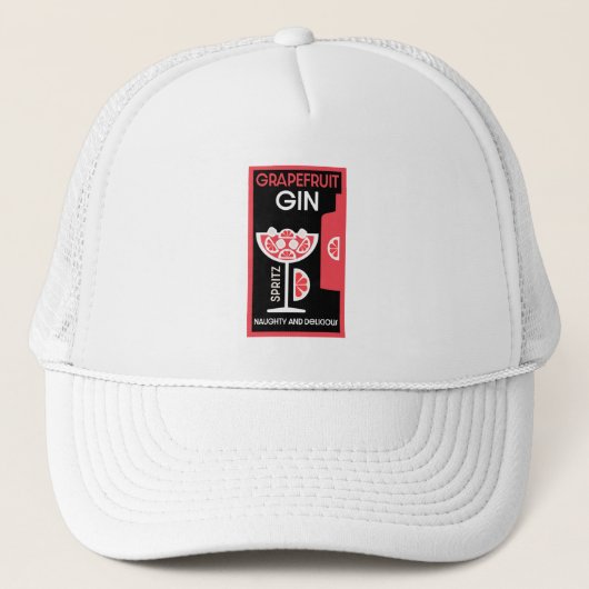 Casquette Gin rose (Devant)