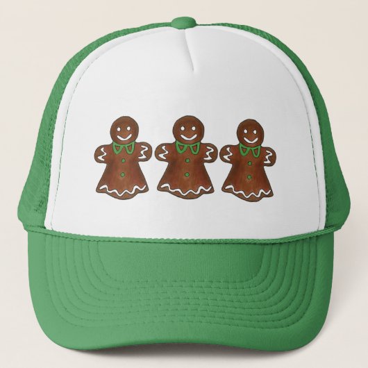 Casquette Gingerbread Lady Femme Noël Holiday Cookie (Devant)