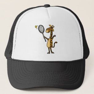 Casquette Girafe mignonne d'amusement jouant la bande
