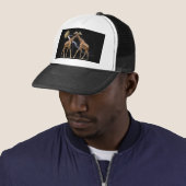 CASQUETTE GIRAFES COSMIQUES 2 (En situation)