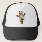 Casquette Giraffe drôle avec Bowtie et Monocle (Devant)
