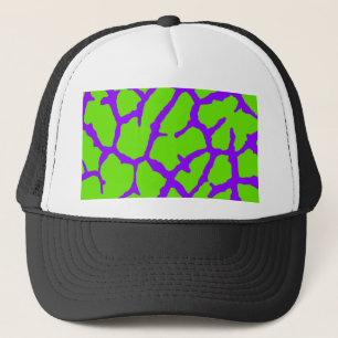 Casquette Giraffe Imprimé violet vert