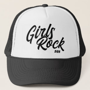 Casquette Girls Rock Duh tendance minimaliste moderne