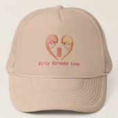 Casquette Girly BFF Karaoke Love Heart (Devant)