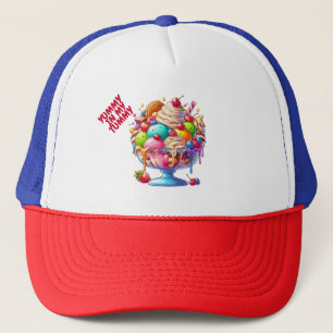 Casquette Glace Colorée Sundae – Illustrations de Mignon Des