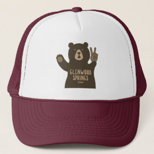 Casquette Glenwood Springs Colorado Ours de la Paix
