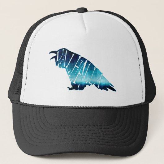 Casquette Glóandi Bláu Raven le Valhöll (Devant)