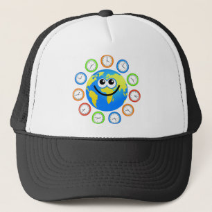 Casquette Globe d'horloge
