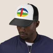 Casquette Gnarly de drapeau de Centrafrique (En situation)