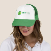 Casquette Go Peace (Vert) (En situation)