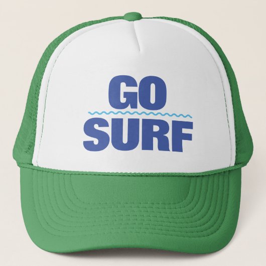 Casquette GO SURF Trucker Chapeau (Devant)