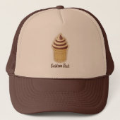 Casquette Gobelet de glace à deux parfums (Devant)