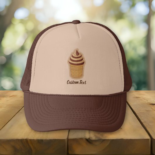 Casquette Gobelet de glace à deux parfums