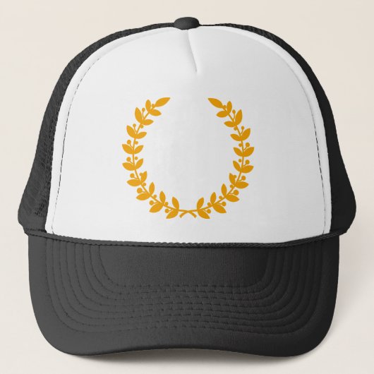 Casquette gold laurel wreath vector (Devant)