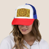 Casquette Golden Mandala Antique Abstract Design-63495 (En situation)