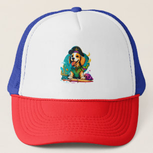 Casquette Golden Retriever Chien Pirate