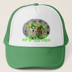 Casquette Golden retriever hors des aliens du ce monde