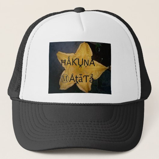 Casquette Golden Star Hakuna Matata (Devant)