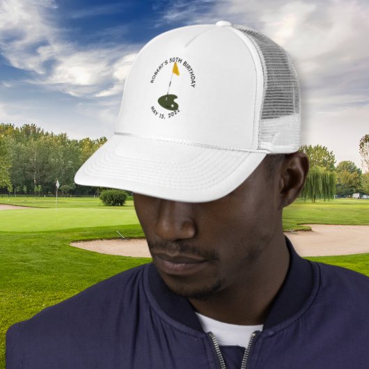 Casquette Golf 50e fête d'anniversaire