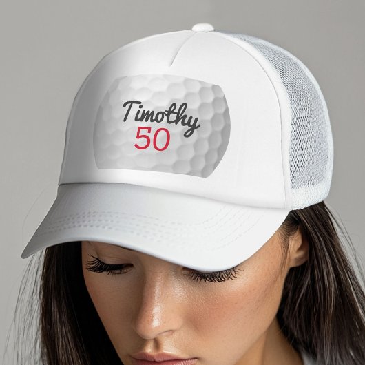Casquette Golf Ball Anniversaire - 50e ou autre année