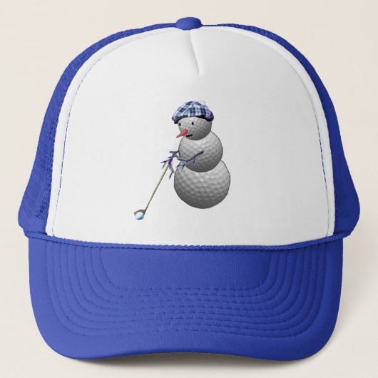 Casquette Golf Ball Snowman (Devant)