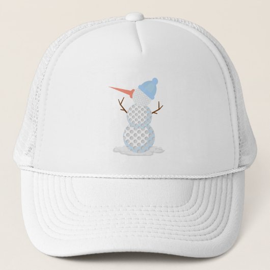 Casquette Golf balle Snowman (Devant)