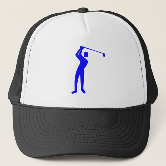 Casquette Golf - Bleu (Devant)