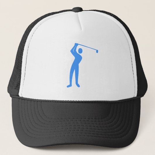 Casquette Golf - Bleu bébé (Devant)