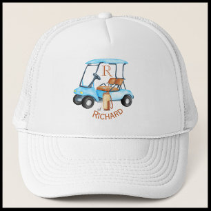 Casquette Golf Guy Cart Clubs Nom du monogramme