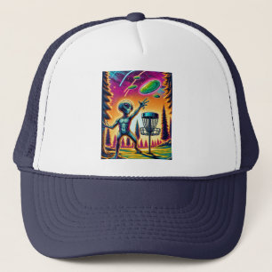 Casquette Golf sur disque Alien extraterrestrial