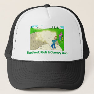 Casquette Golfer Plays Golf & se trouve dans le Bunker.