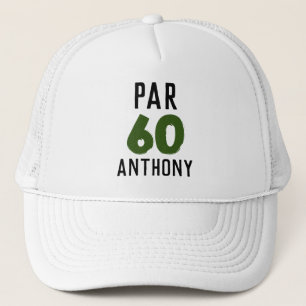 Casquette Golfeur Anniversaire Drôle 60 ans heureux Papa Par