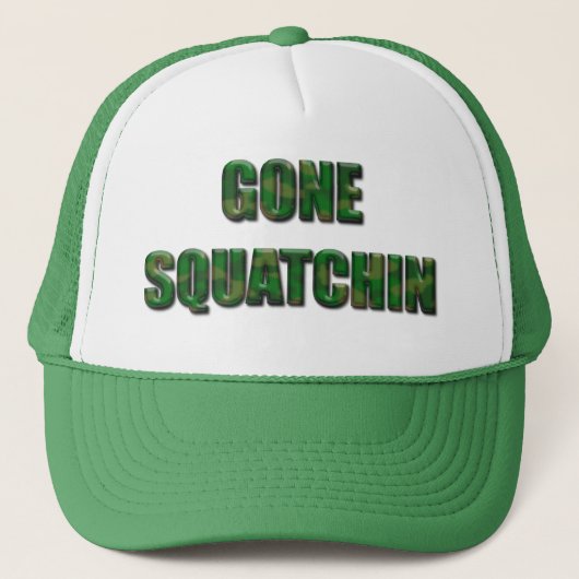 Casquette Gone Squatchin - Version Camo (Devant)