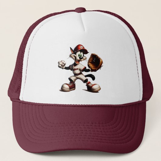 Casquette Goofy Cat Baseball Pitcher Monte (Devant)