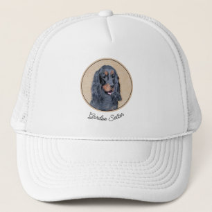 Casquette Gordon Setter Peinture - Joli art original chien