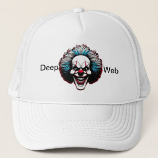 Casquette Gorra blanca con logo y texto Deep Web