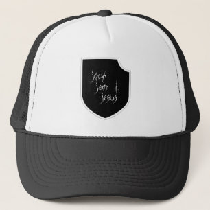 Casquette gothique de camionneur de crête de Jésus